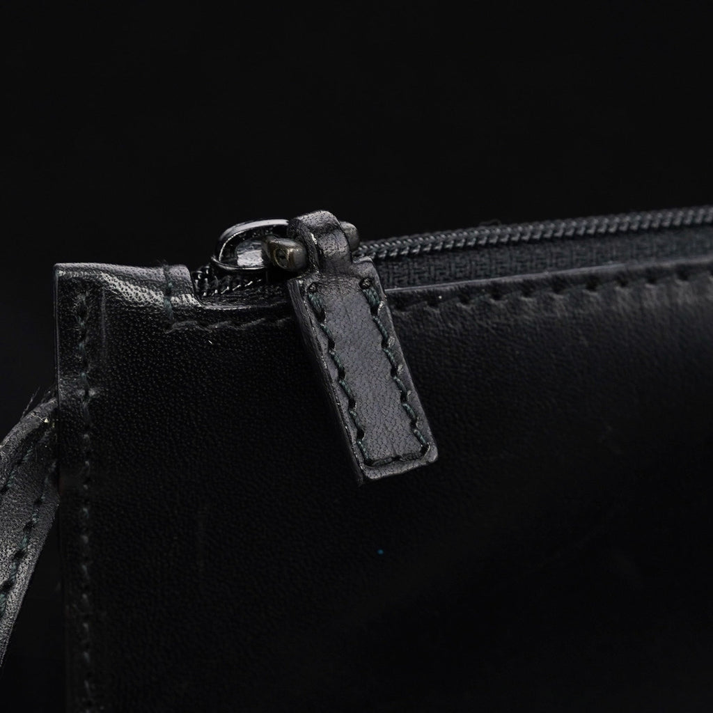 101340 Black Suede Tote Bag
