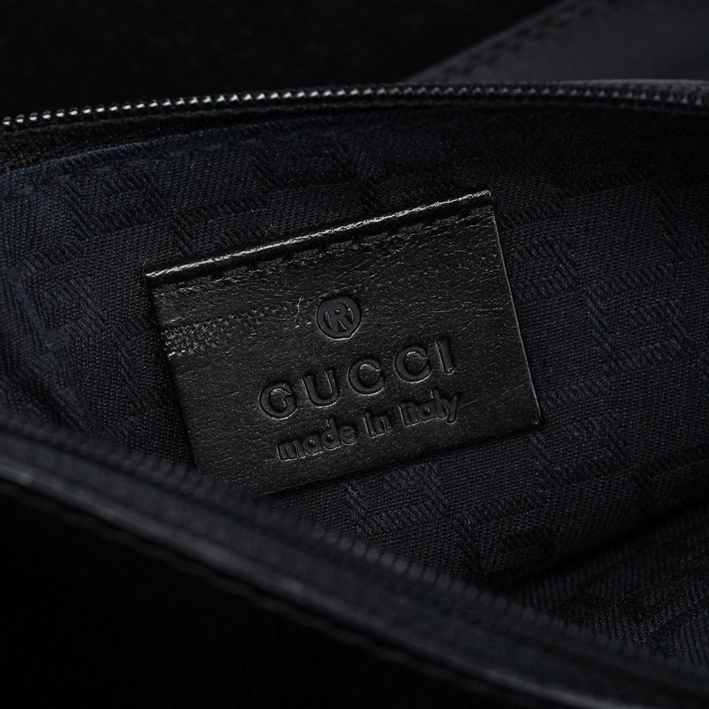 101340 Black Suede Tote Bag