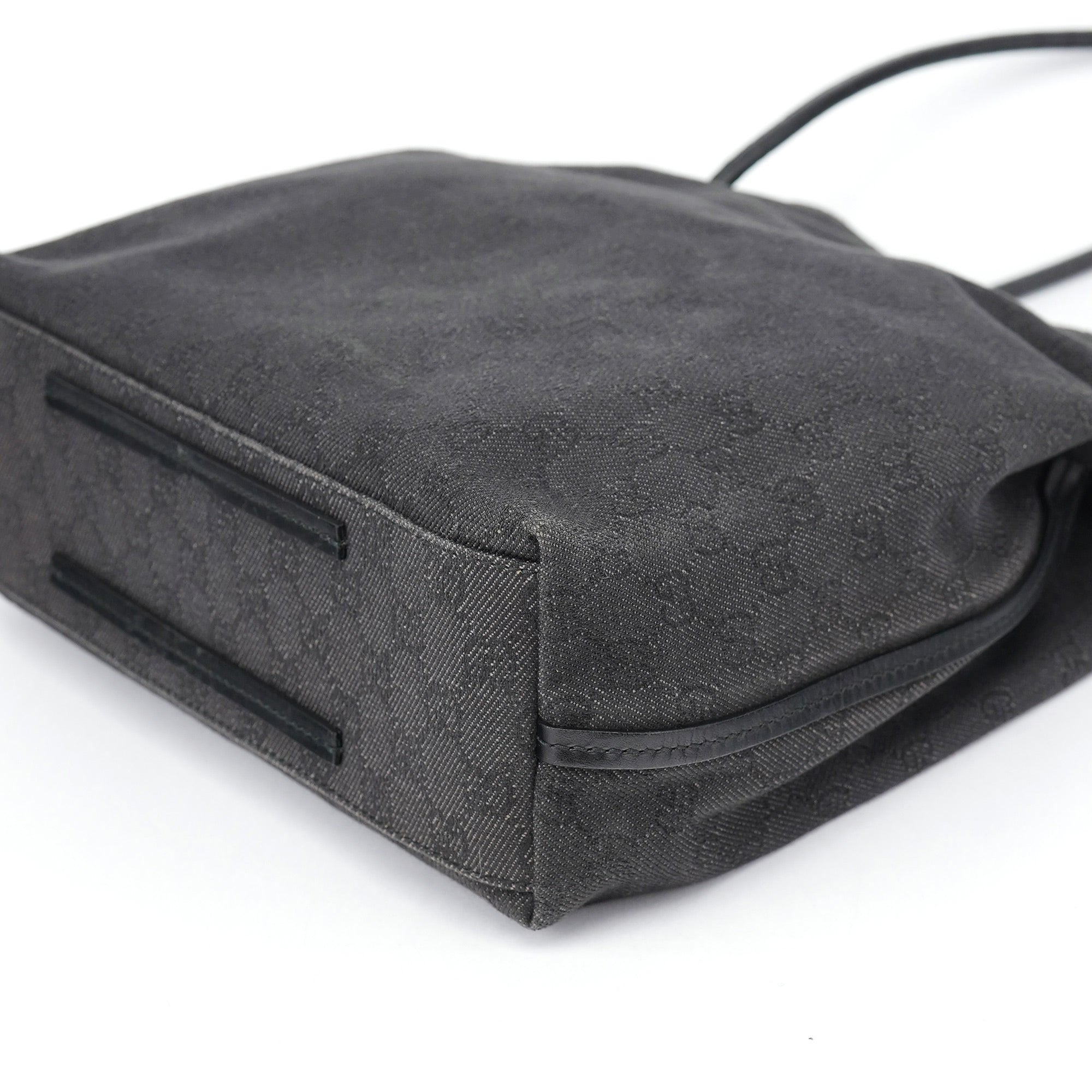 101341 Anthracite Denim GG Tote Bag