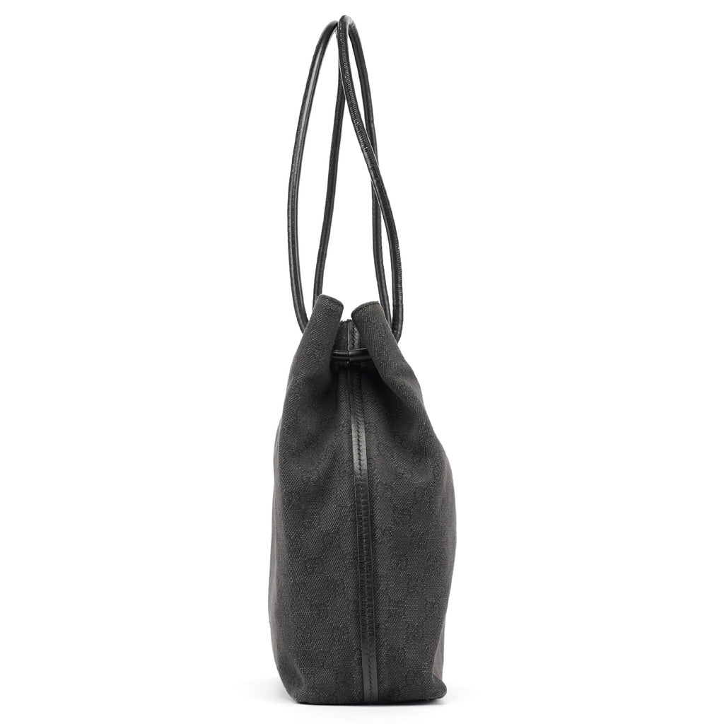 101341 Anthracite Denim GG Tote Bag