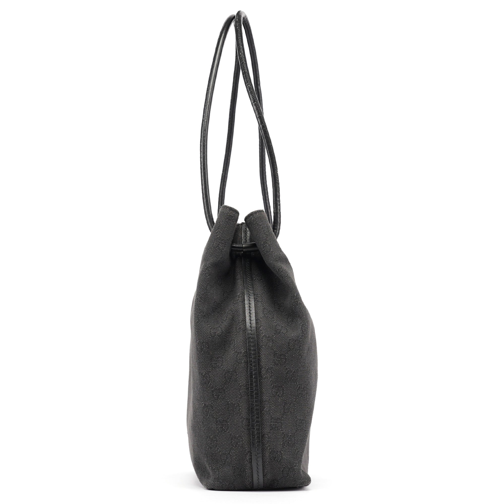 101341 Anthracite Denim GG Tote Bag