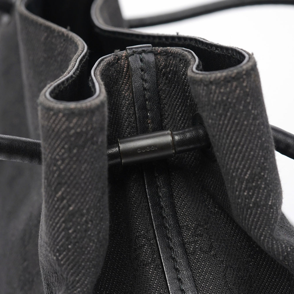 101341 Anthracite Denim GG Tote Bag