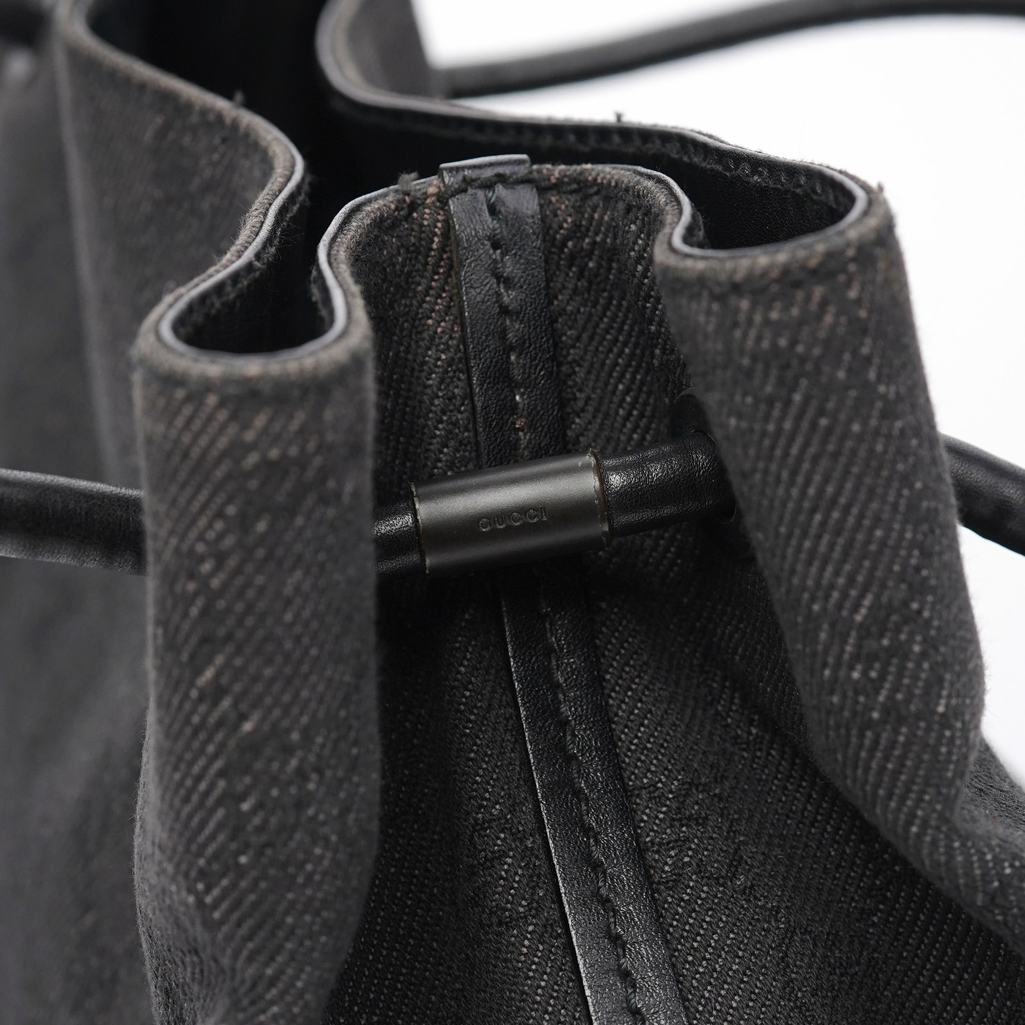 101341 Anthracite Denim GG Tote Bag