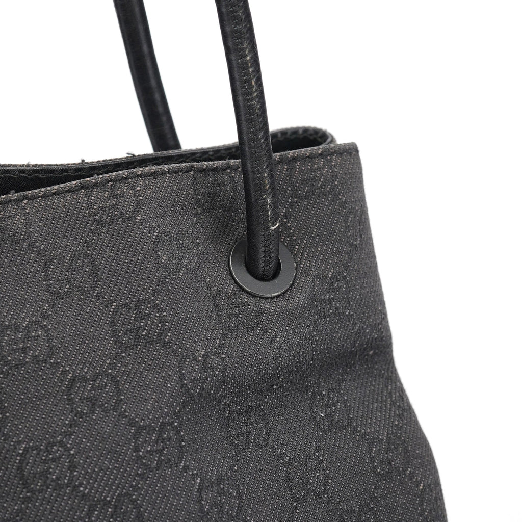 101341 Anthracite Denim GG Tote Bag