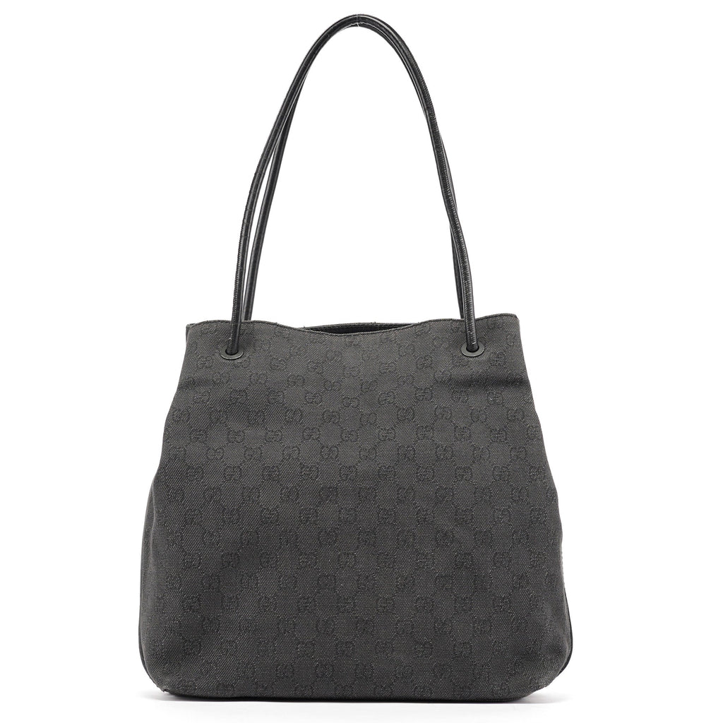 101341 Anthracite Denim GG Tote Bag