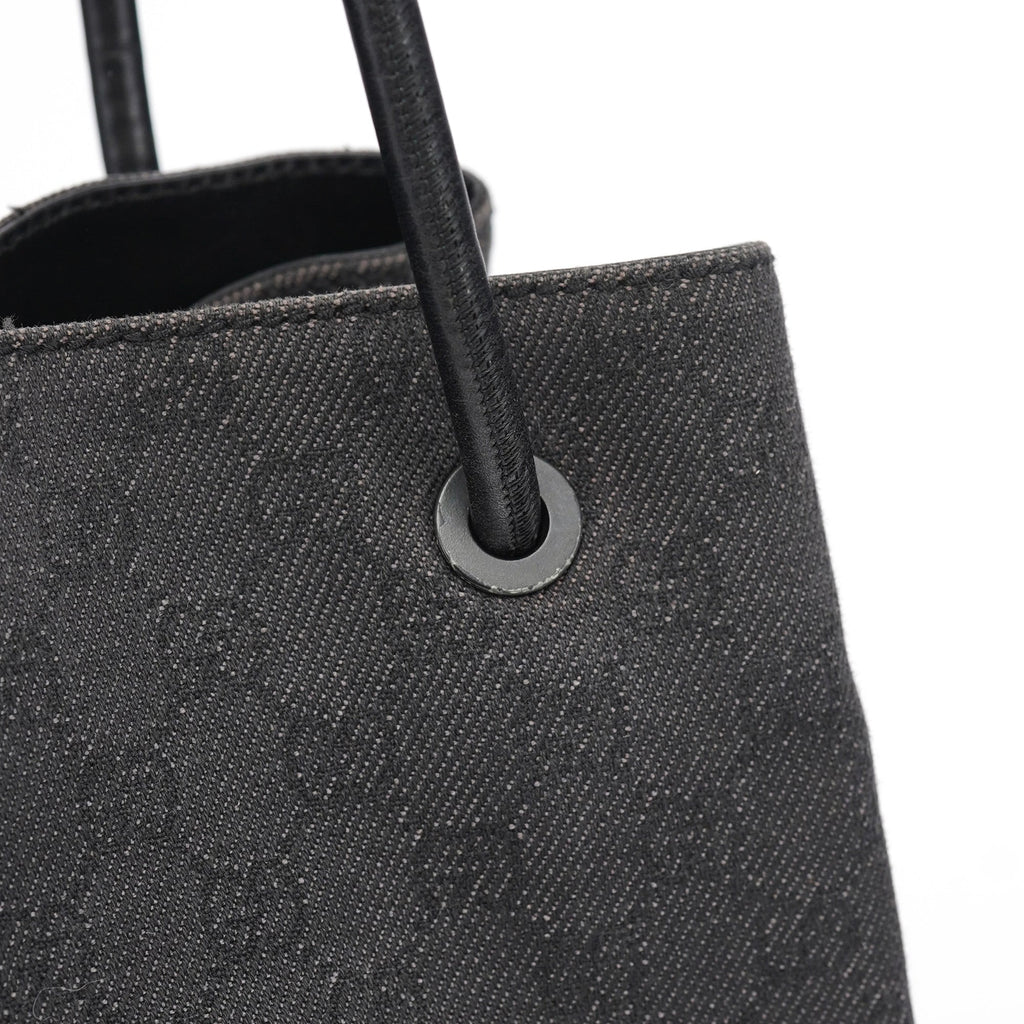 101341 Anthracite Denim GG Tote Bag