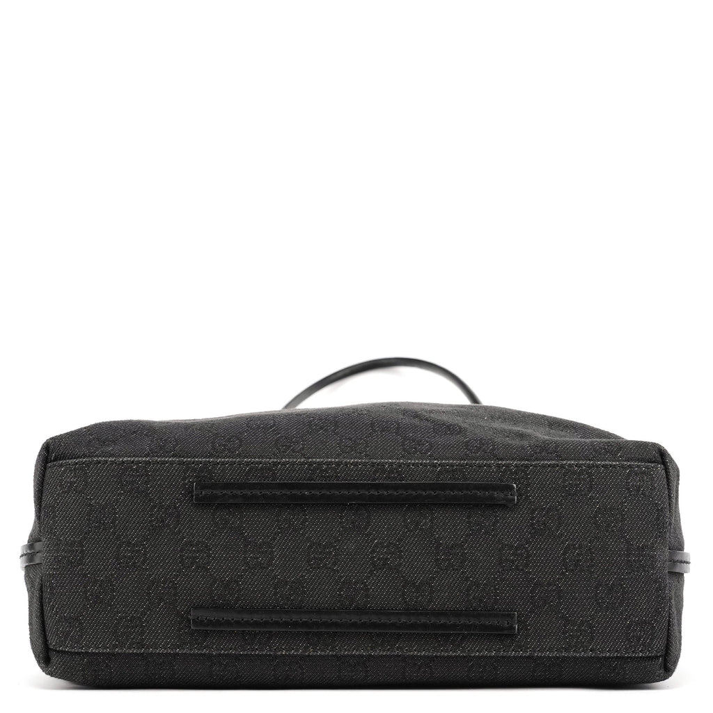 101341 Anthracite Denim GG Tote Bag
