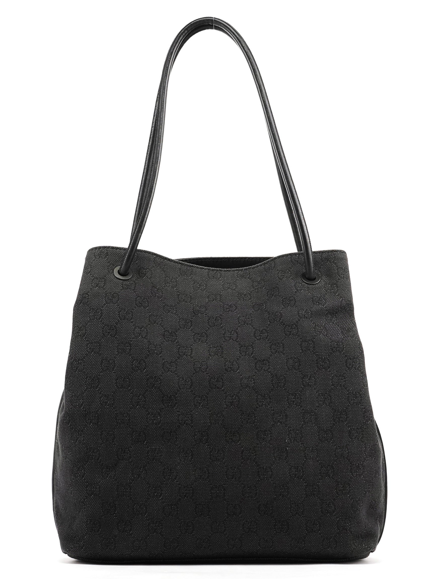 101341 Anthracite Denim GG Tote Bag