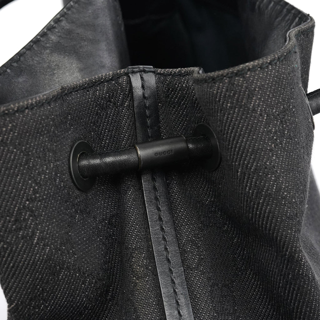 101341 Anthracite Denim GG Tote Bag