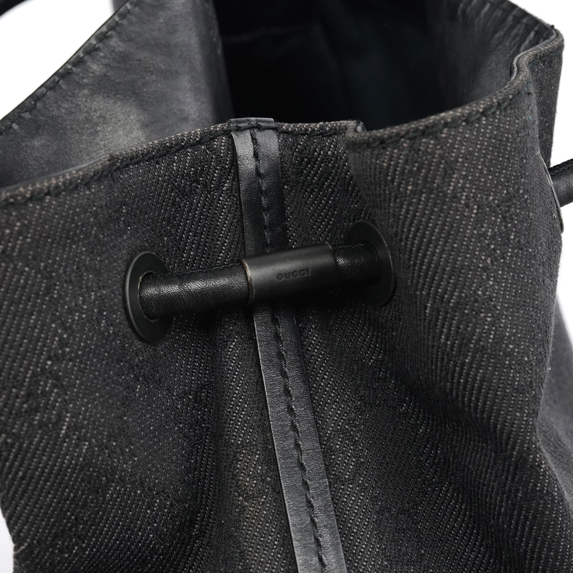 101341 Anthracite Denim GG Tote Bag