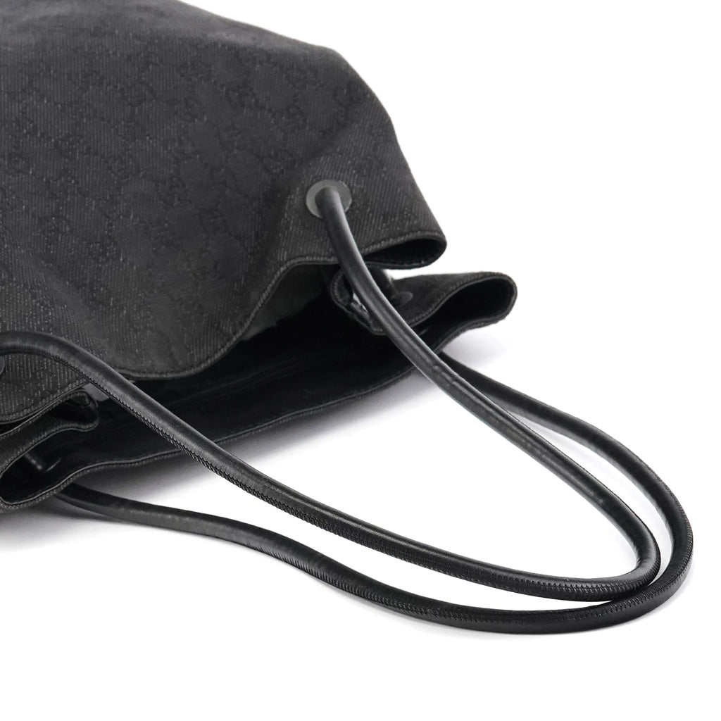 101341 Anthracite Denim GG Tote Bag