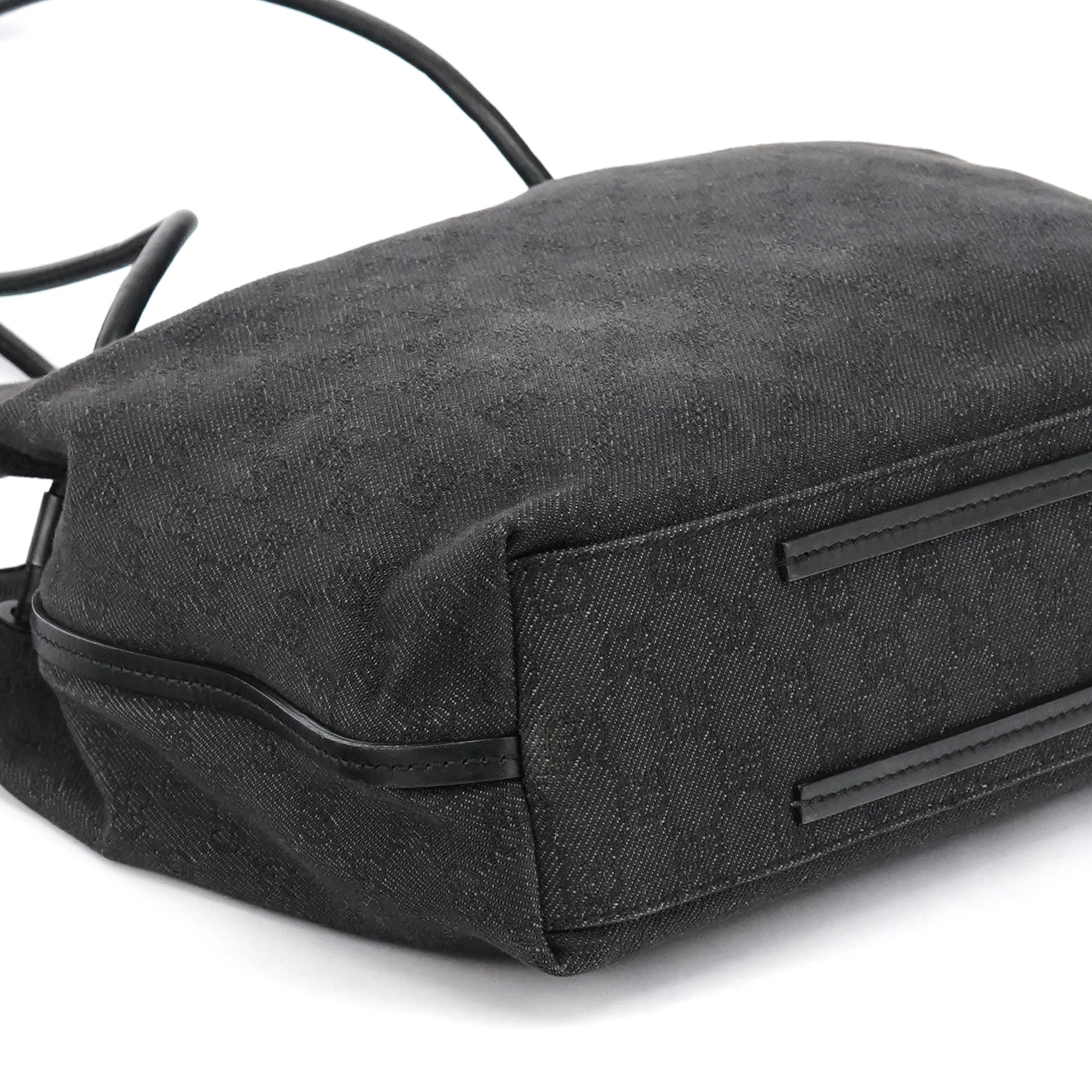 101341 Anthracite Denim GG Tote Bag