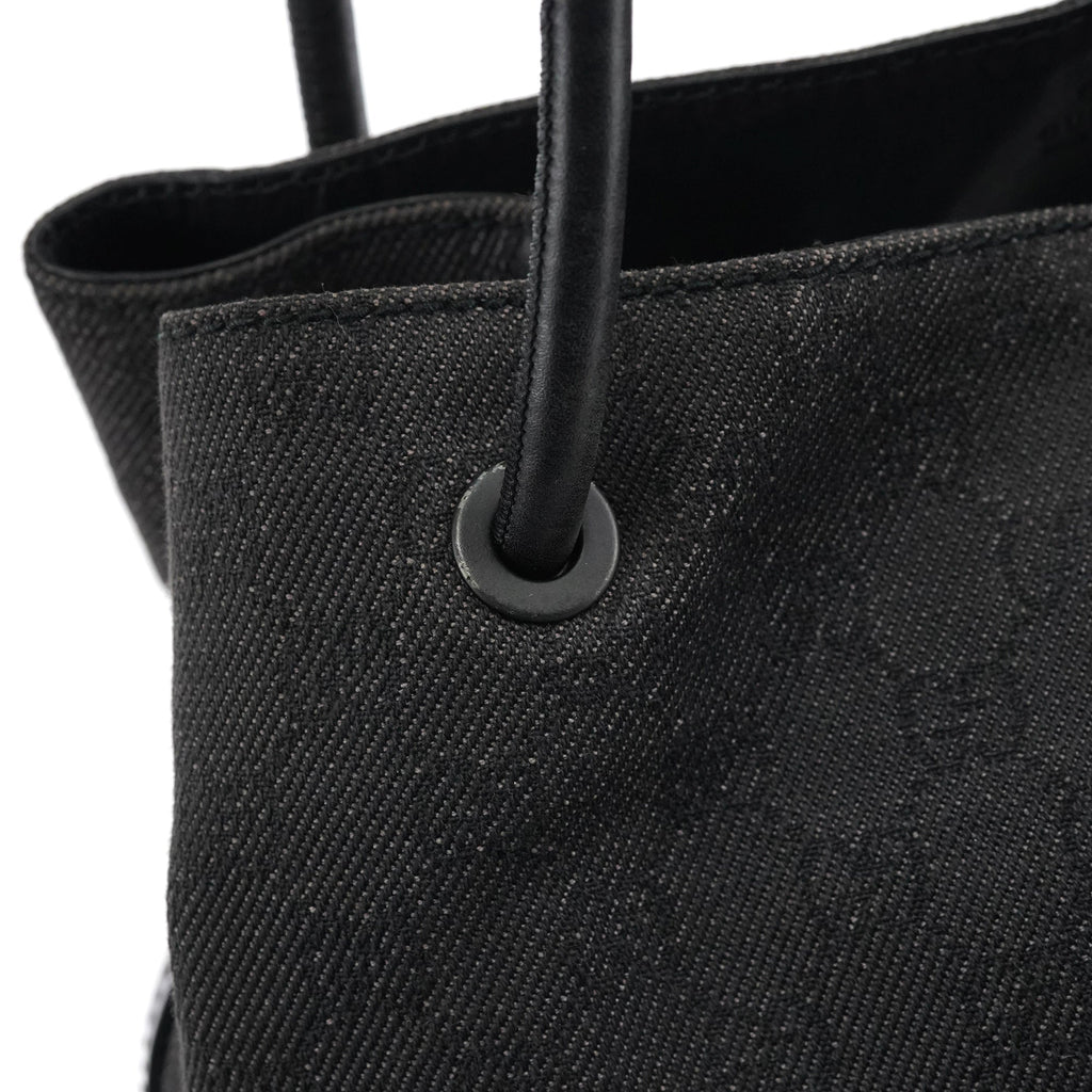 101341 Anthracite Denim GG Tote Bag