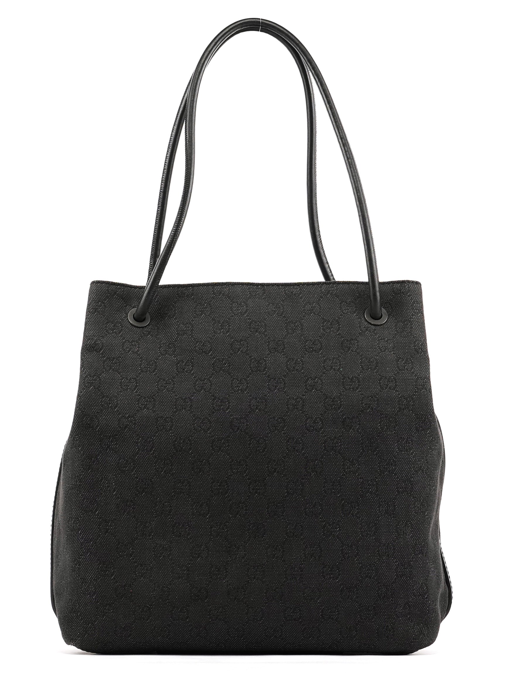 101341 Anthracite Denim GG Tote Bag