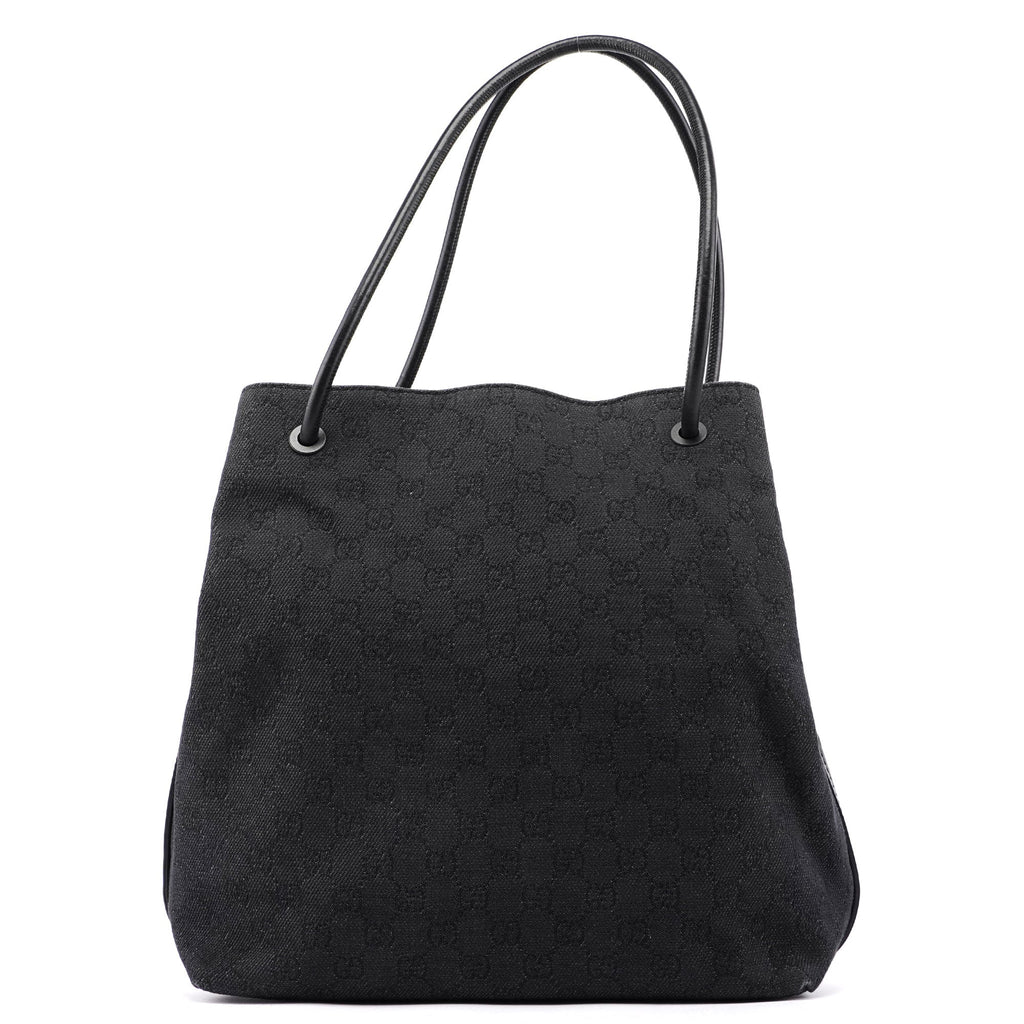 101341 Anthracite GG Denim Shoulder Bag