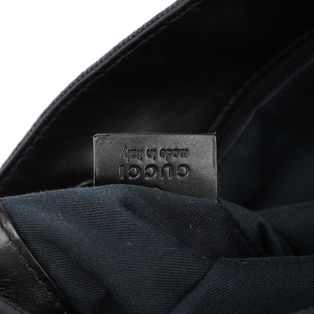 101341 Anthracite GG Denim Shoulder Bag