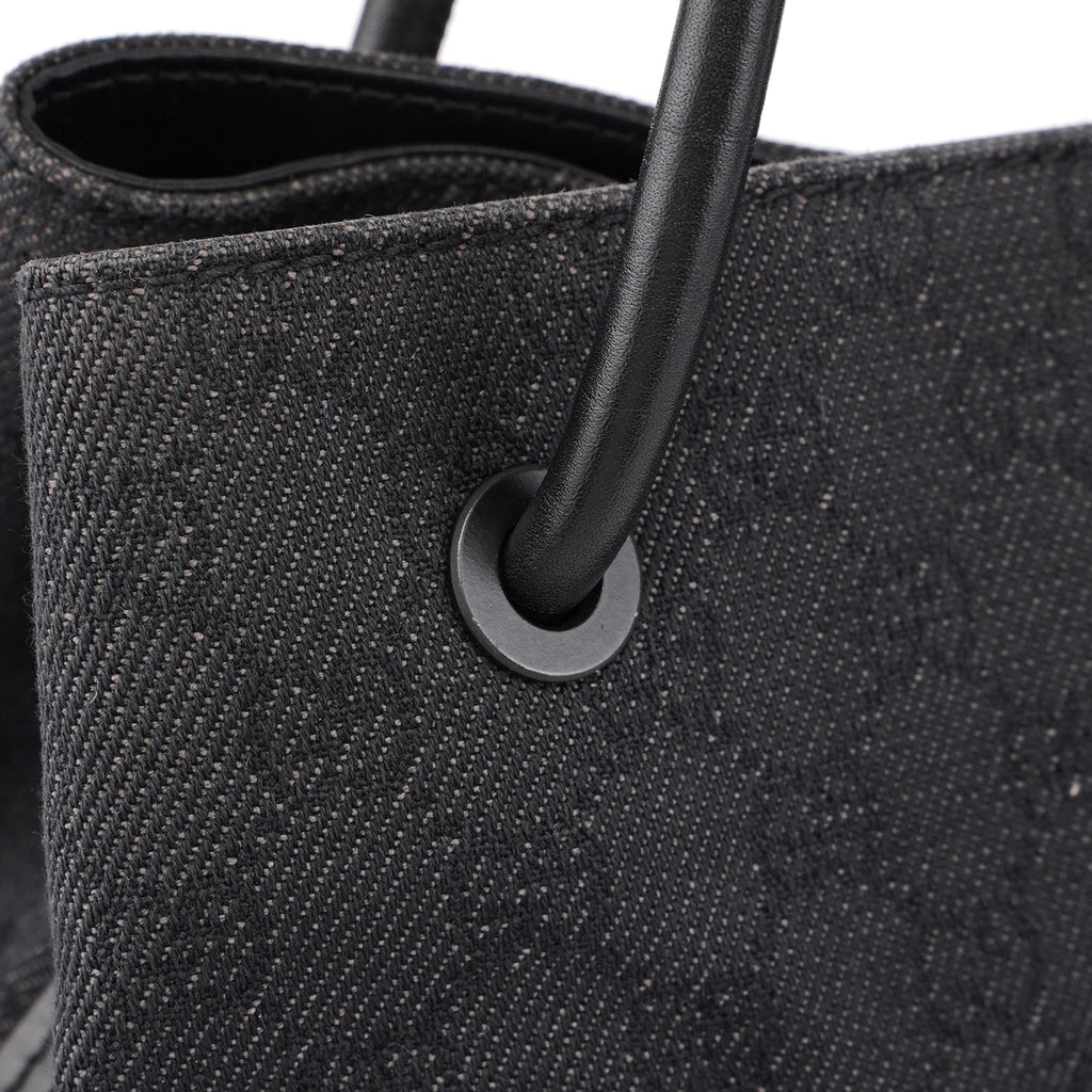 101341 Anthracite GG Denim Shoulder Bag