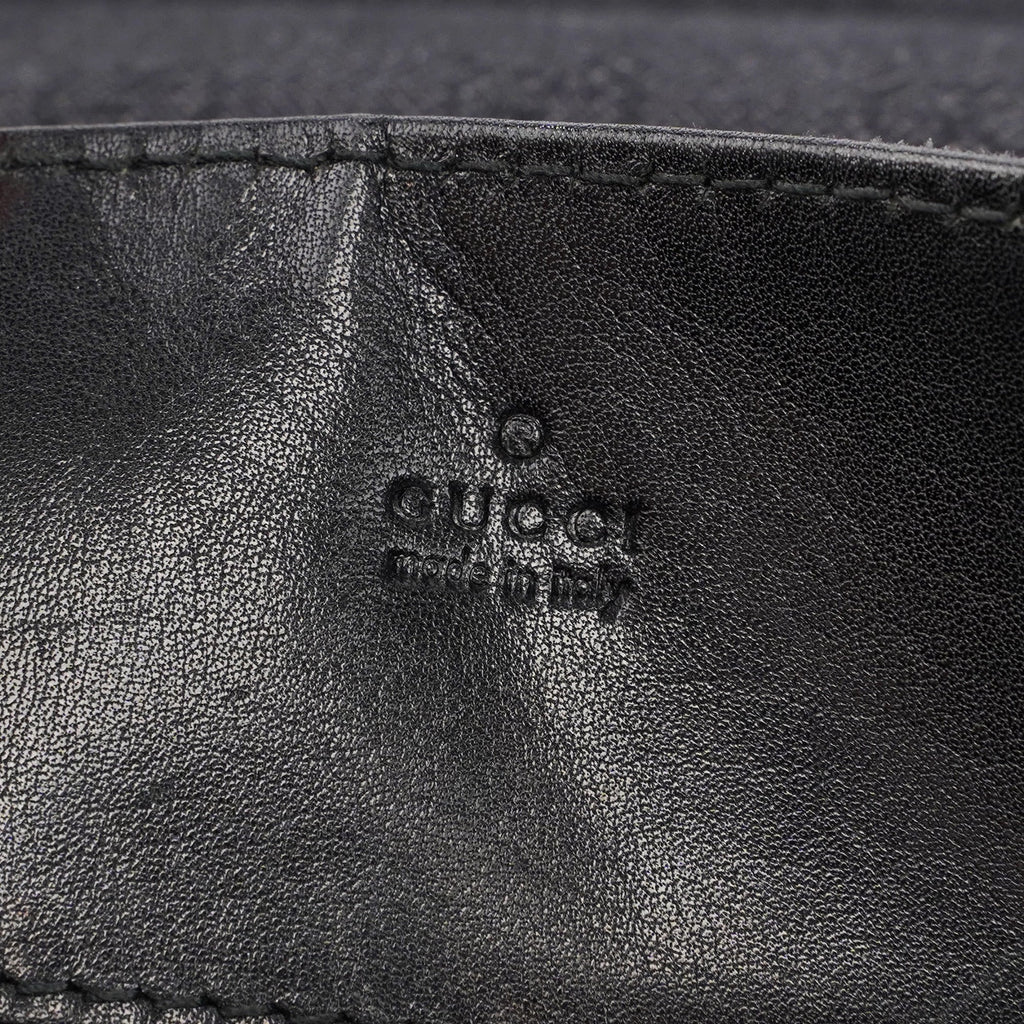 101341 Anthracite GG Denim Shoulder Bag