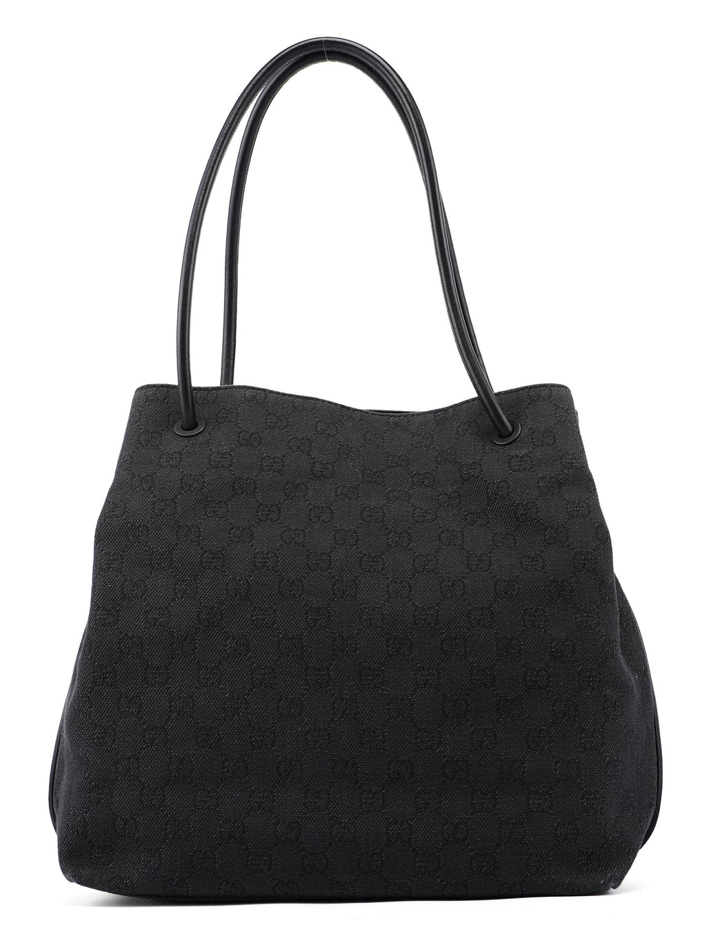 101341 Anthracite GG Denim Shoulder Bag