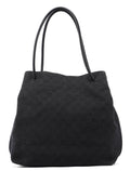 101341 Anthracite GG Denim Shoulder Bag