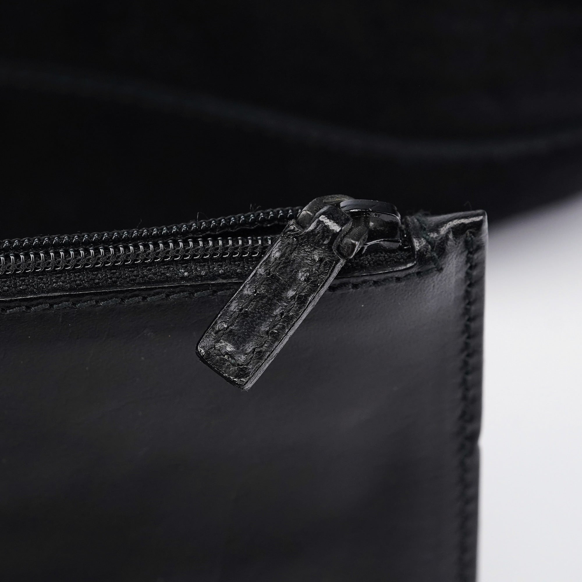 101341 Black Suede Tote Bag