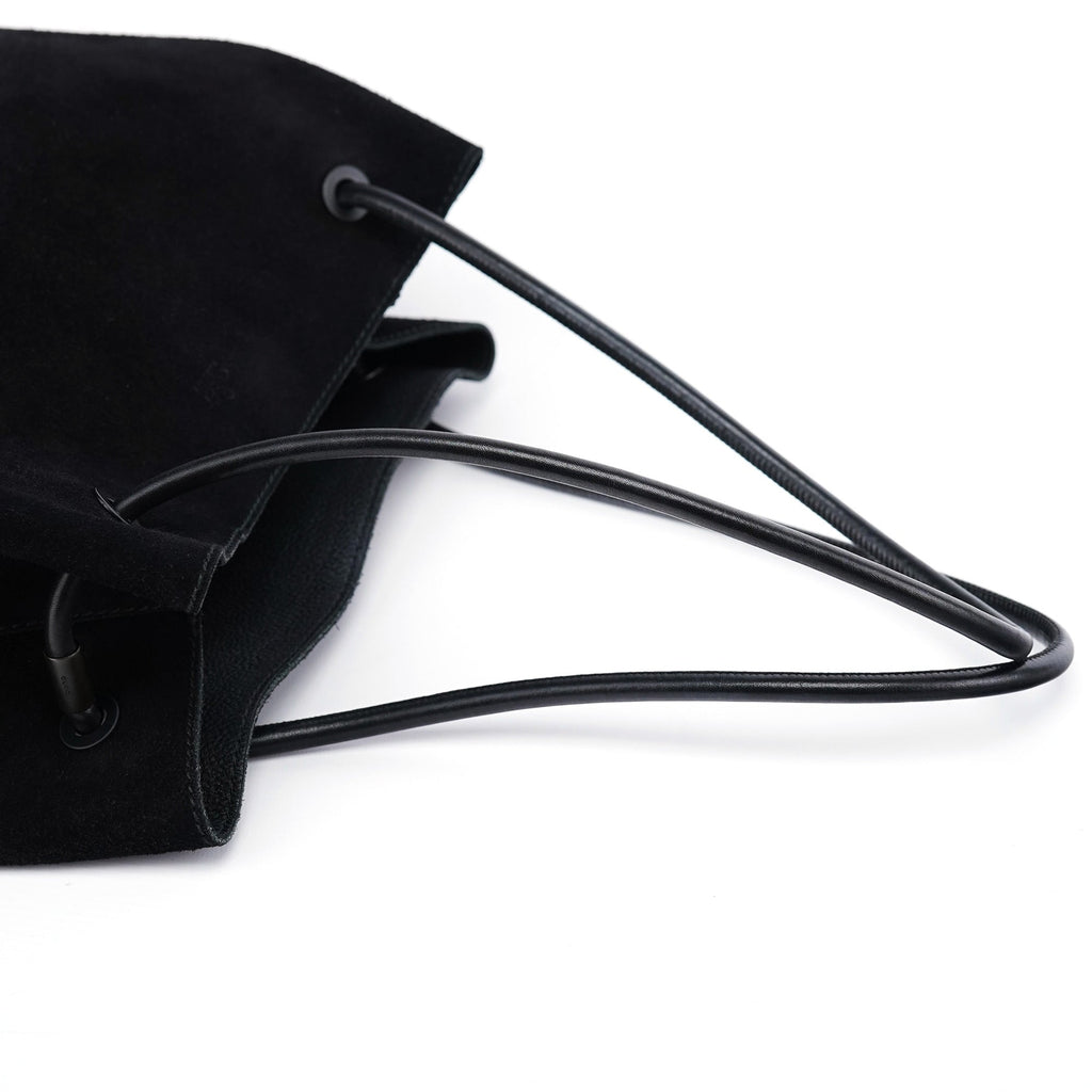 101341 Black Suede Tote Bag