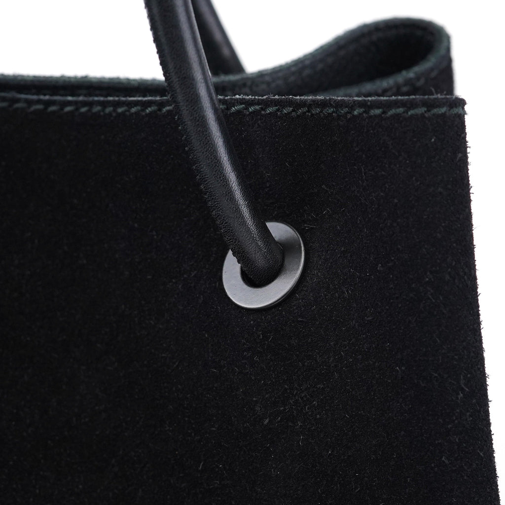 101341 Black Suede Tote Bag