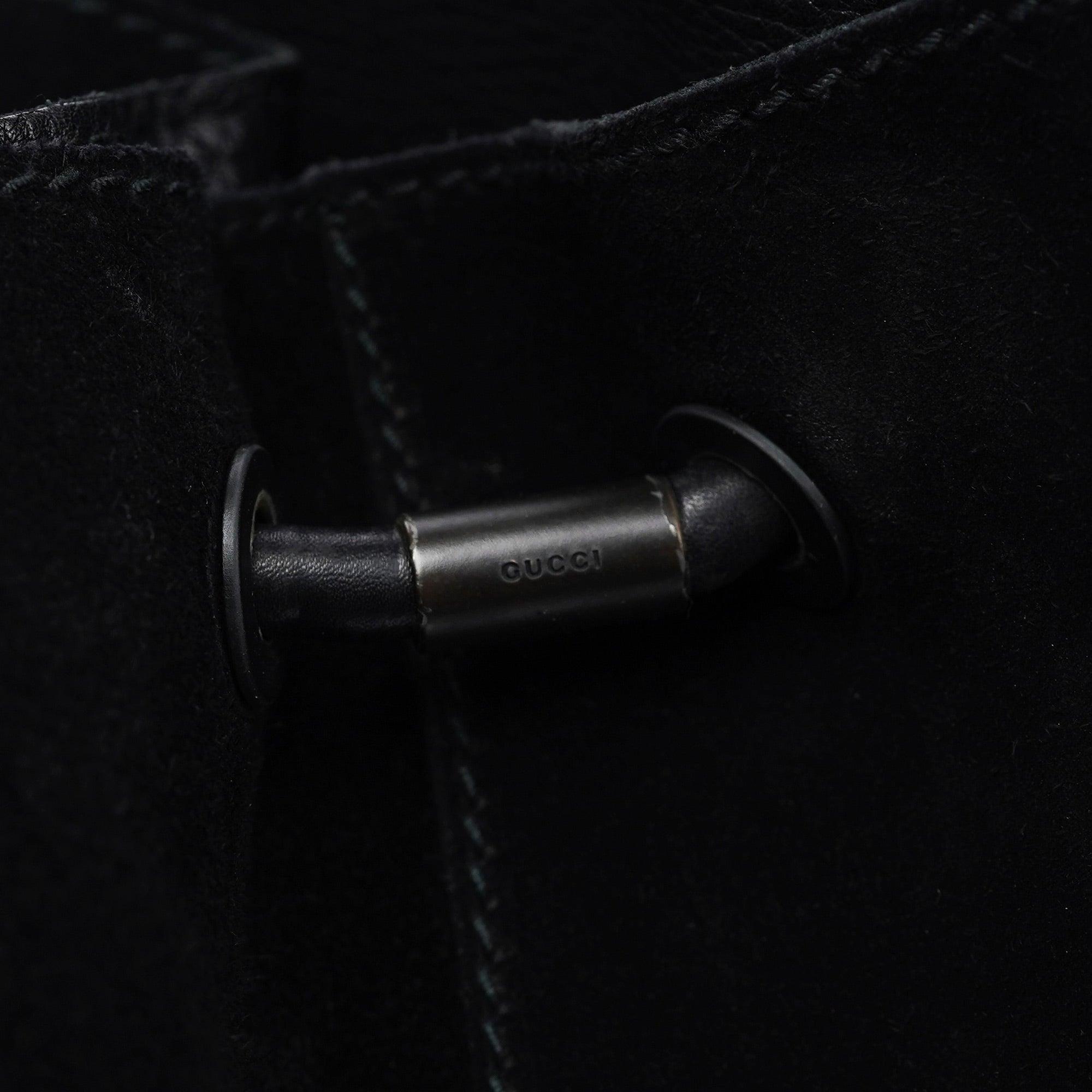 101341 Black Suede Tote Bag