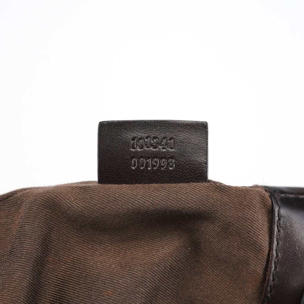 101341 Brown GG Canvas Tote Bag