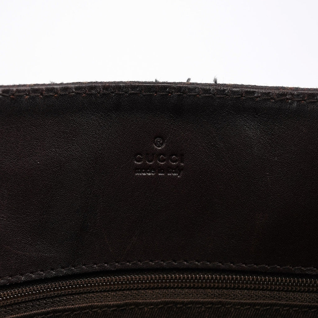 101341 Brown GG Canvas Tote Bag