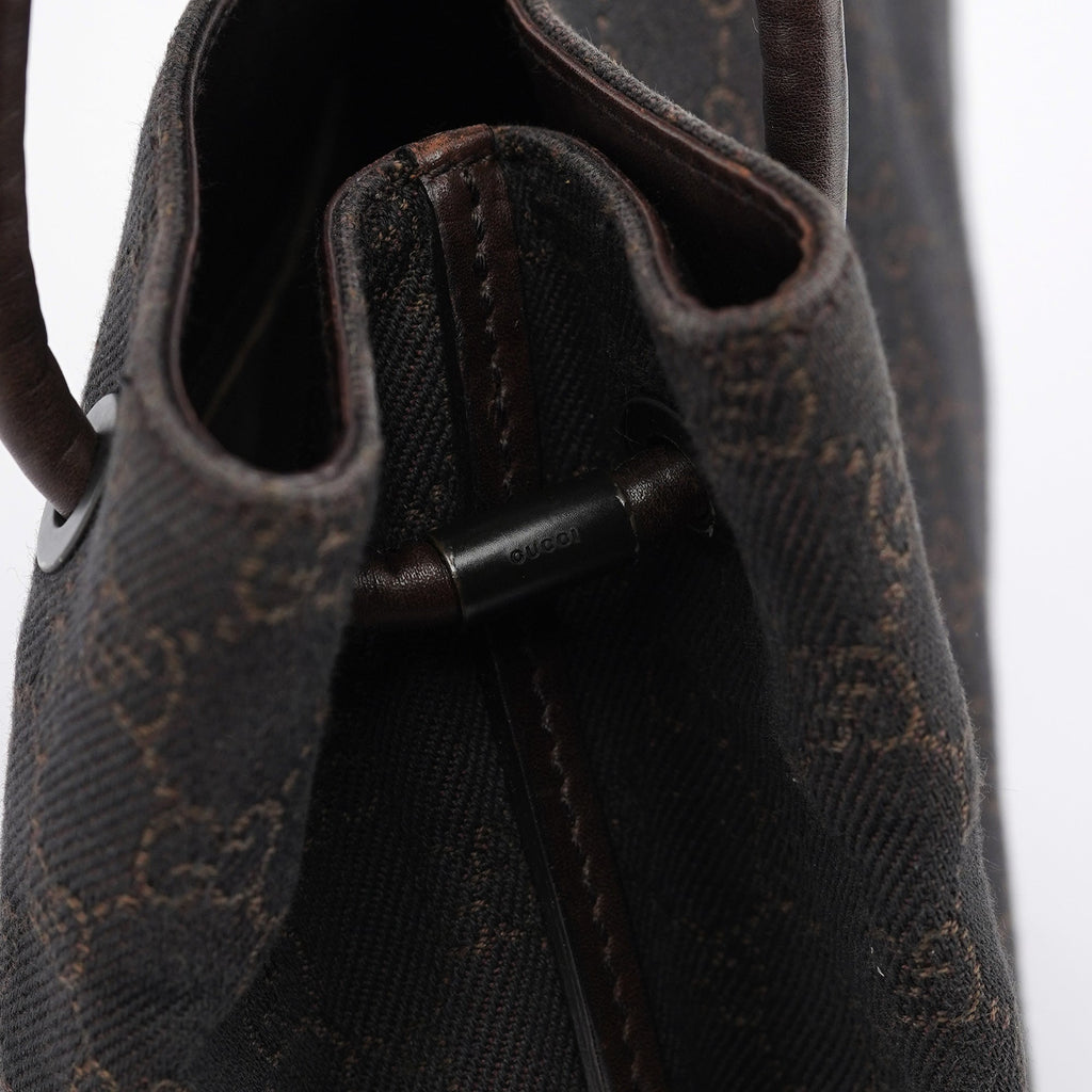 101341 Brown GG Canvas Tote Bag