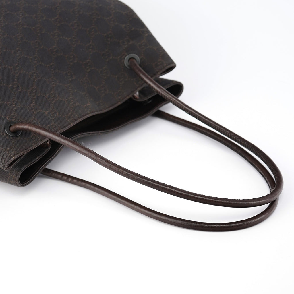 101341 Brown GG Canvas Tote Bag