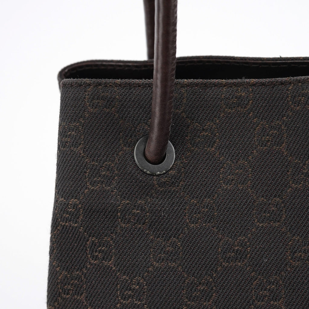 101341 Brown GG Canvas Tote Bag