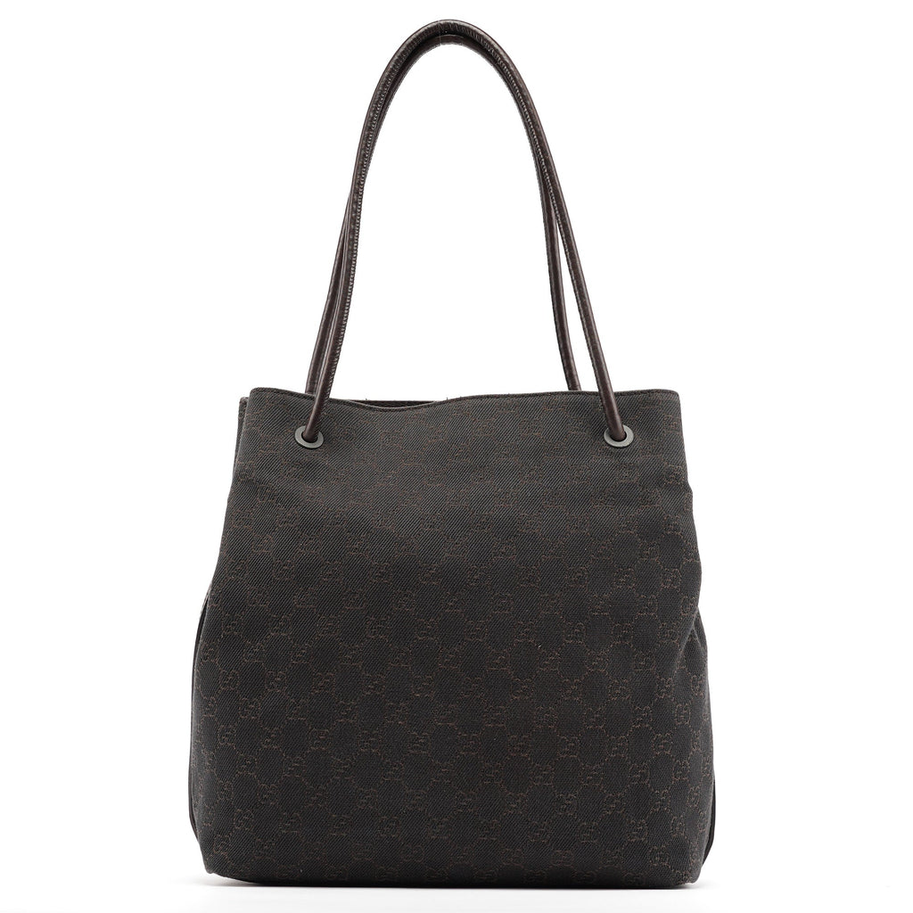 101341 Brown GG Canvas Tote Bag