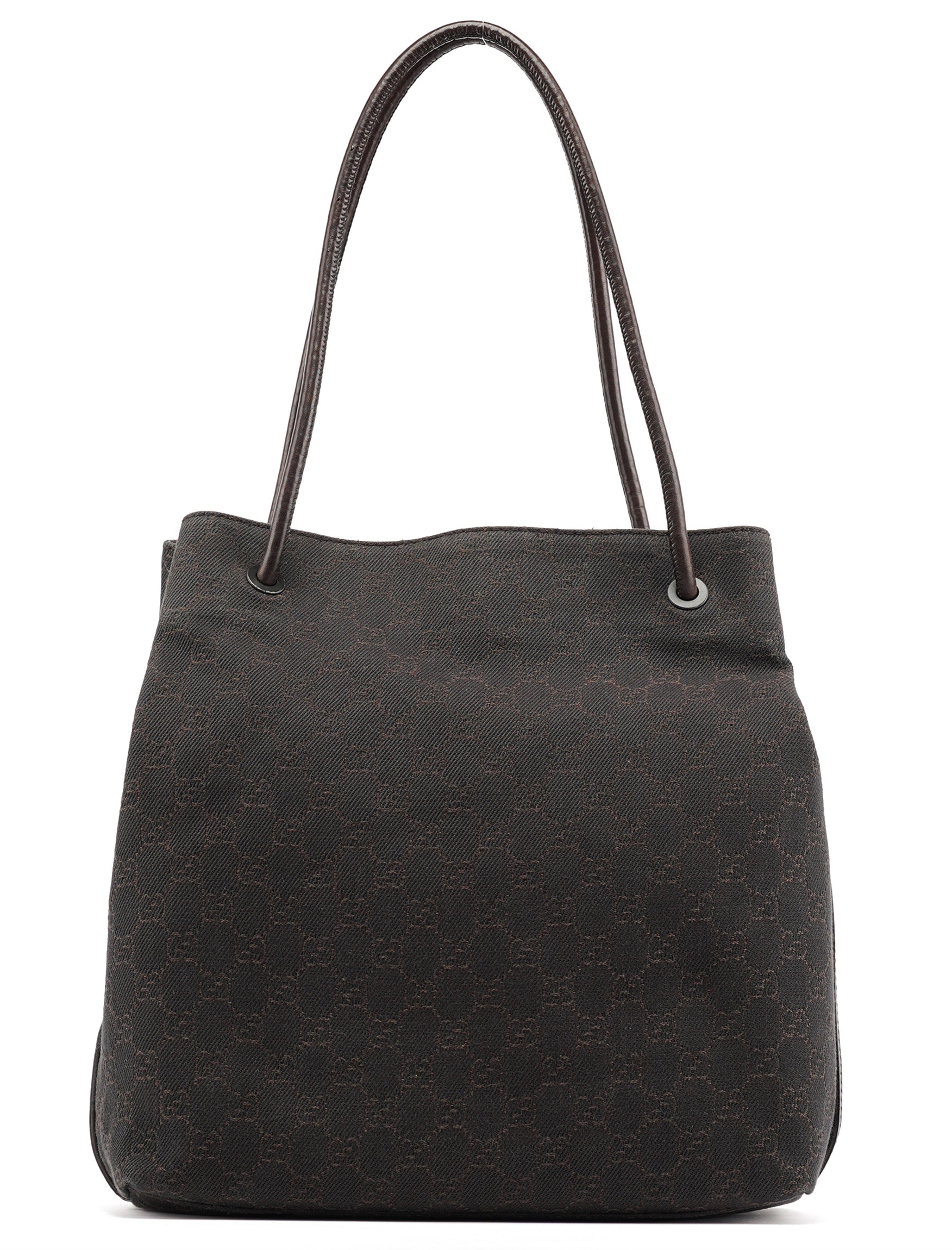 101341 Brown GG Canvas Tote Bag