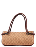 101345 Beige Brown GG Horsebit Tote Bag