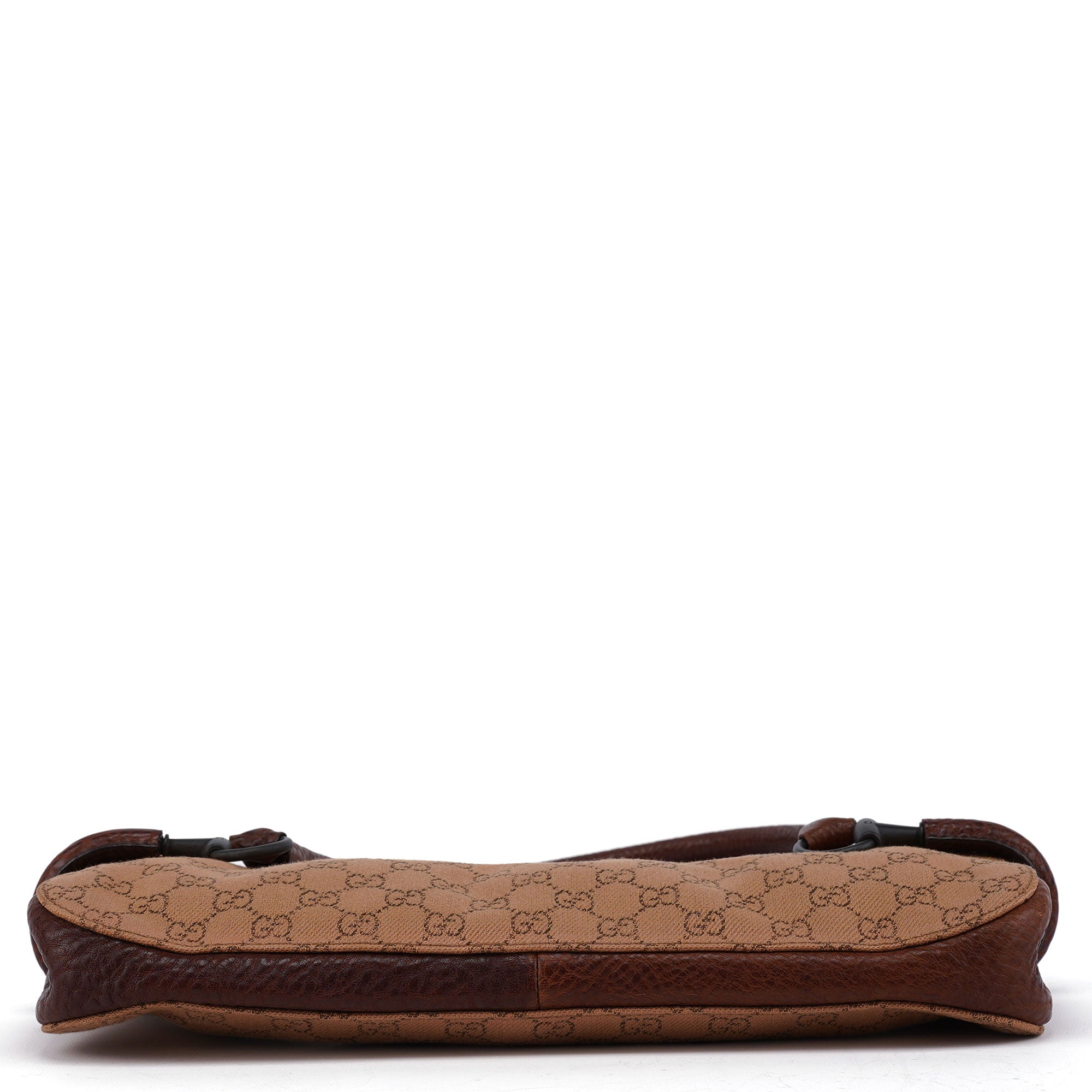 101345 Beige Brown GG Horsebit Tote Bag