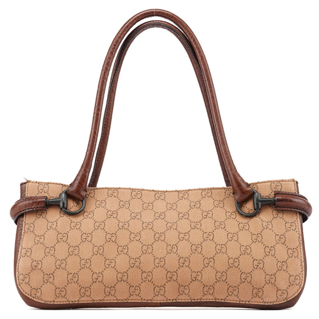 101345 Beige GG Horsebit Tote Bag
