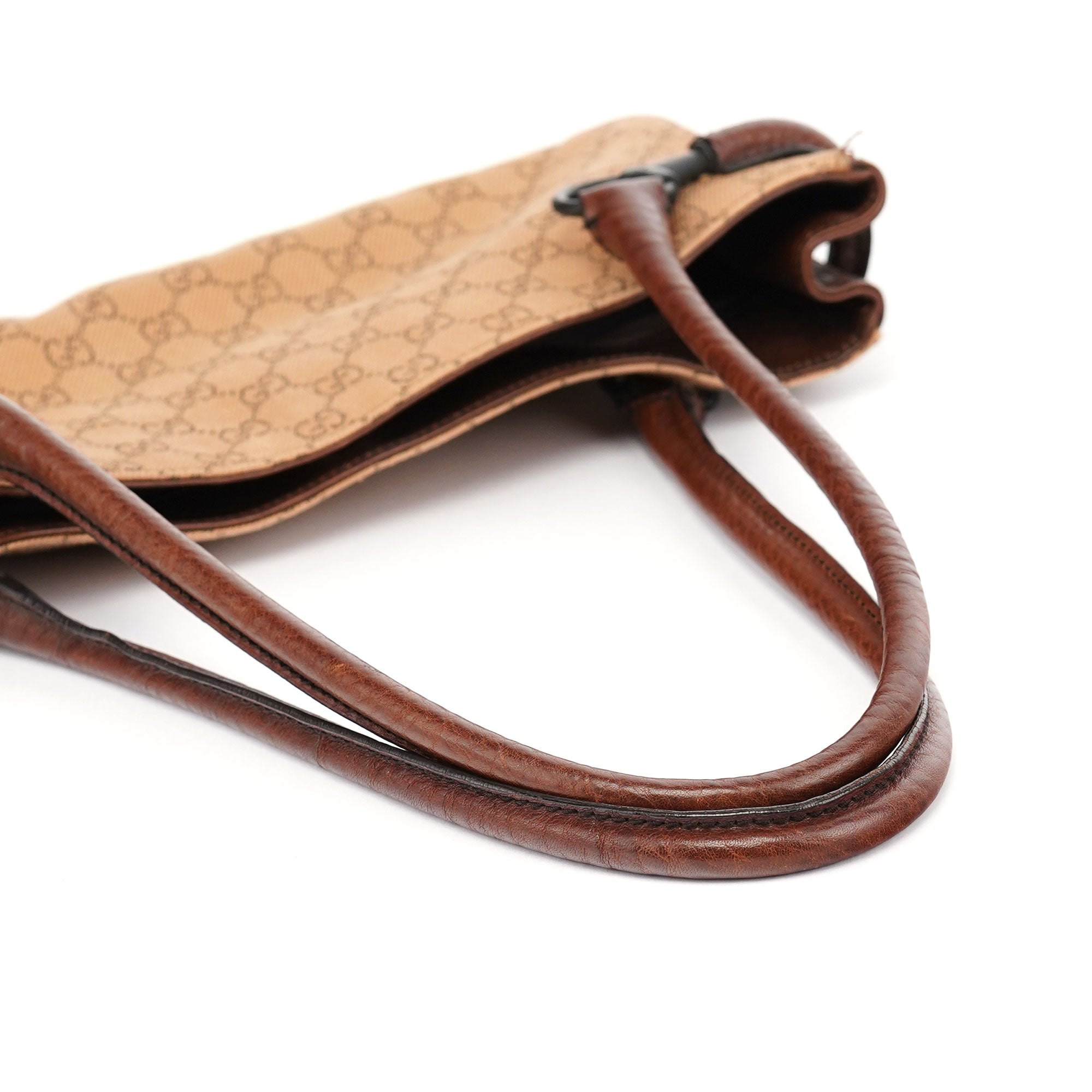 101345 Beige GG Horsebit Tote Bag