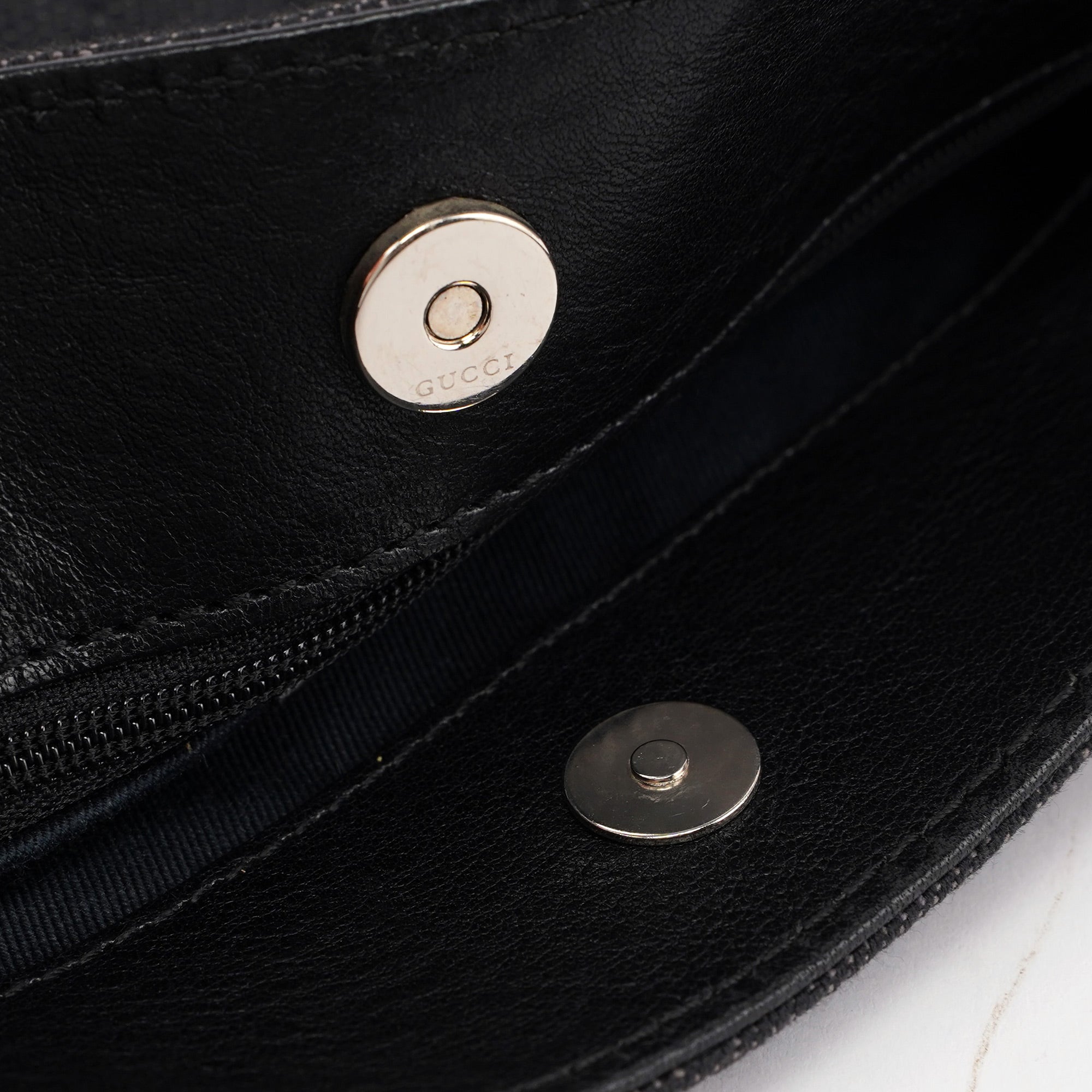 101345 Black GG Horsebit Tote