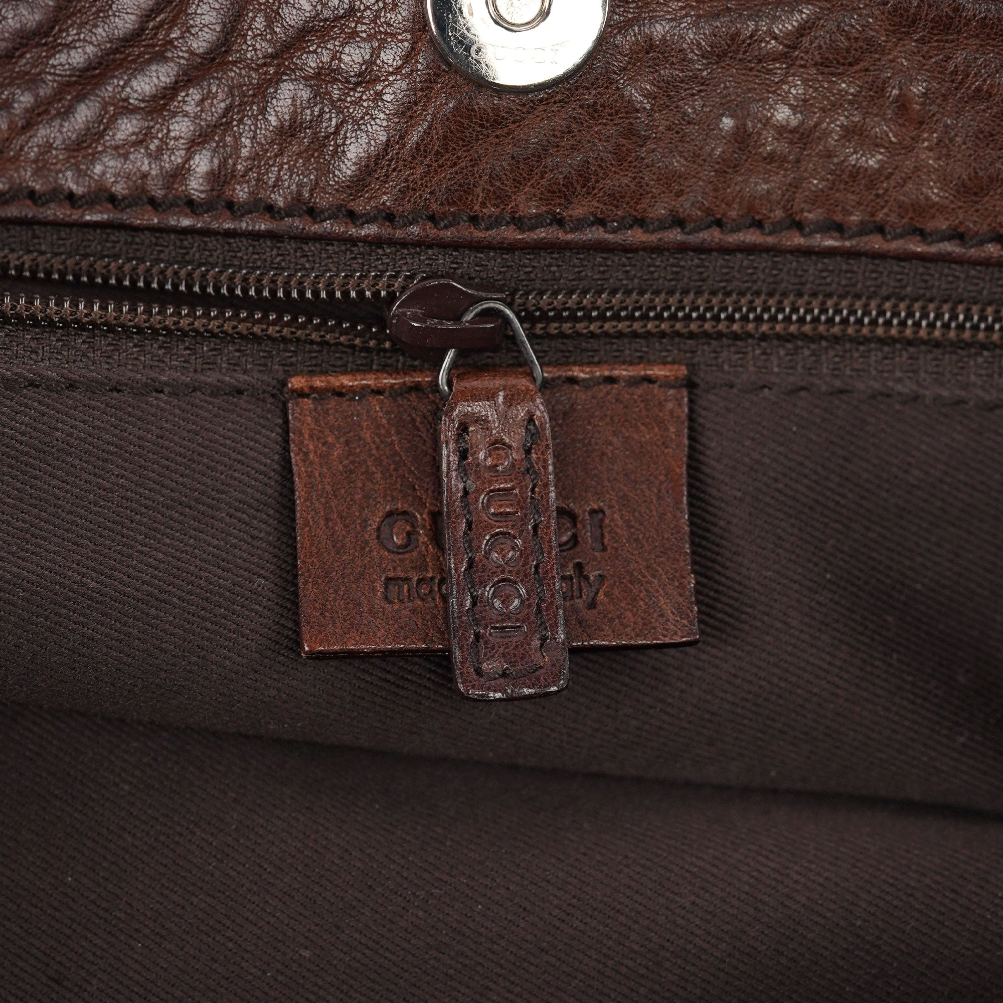 101345 Brown GG Horsebit Tote Bag