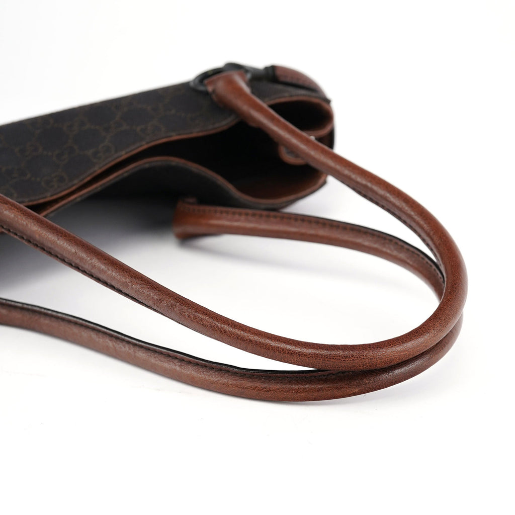 101345 Brown GG Horsebit Tote Bag