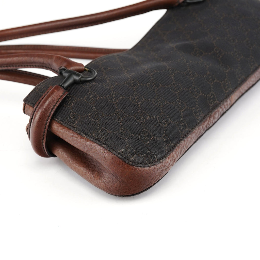 101345 Brown GG Horsebit Tote Bag