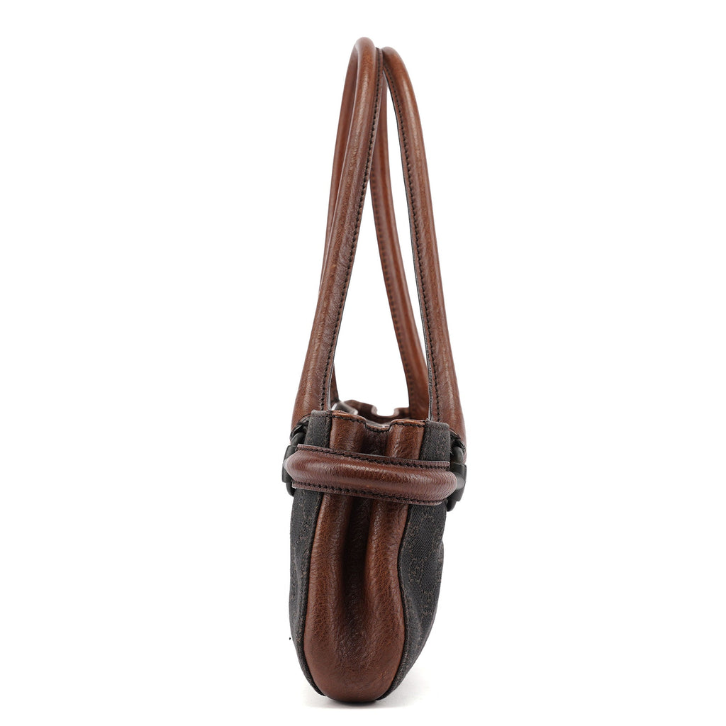101345 Brown GG Horsebit Tote Bag