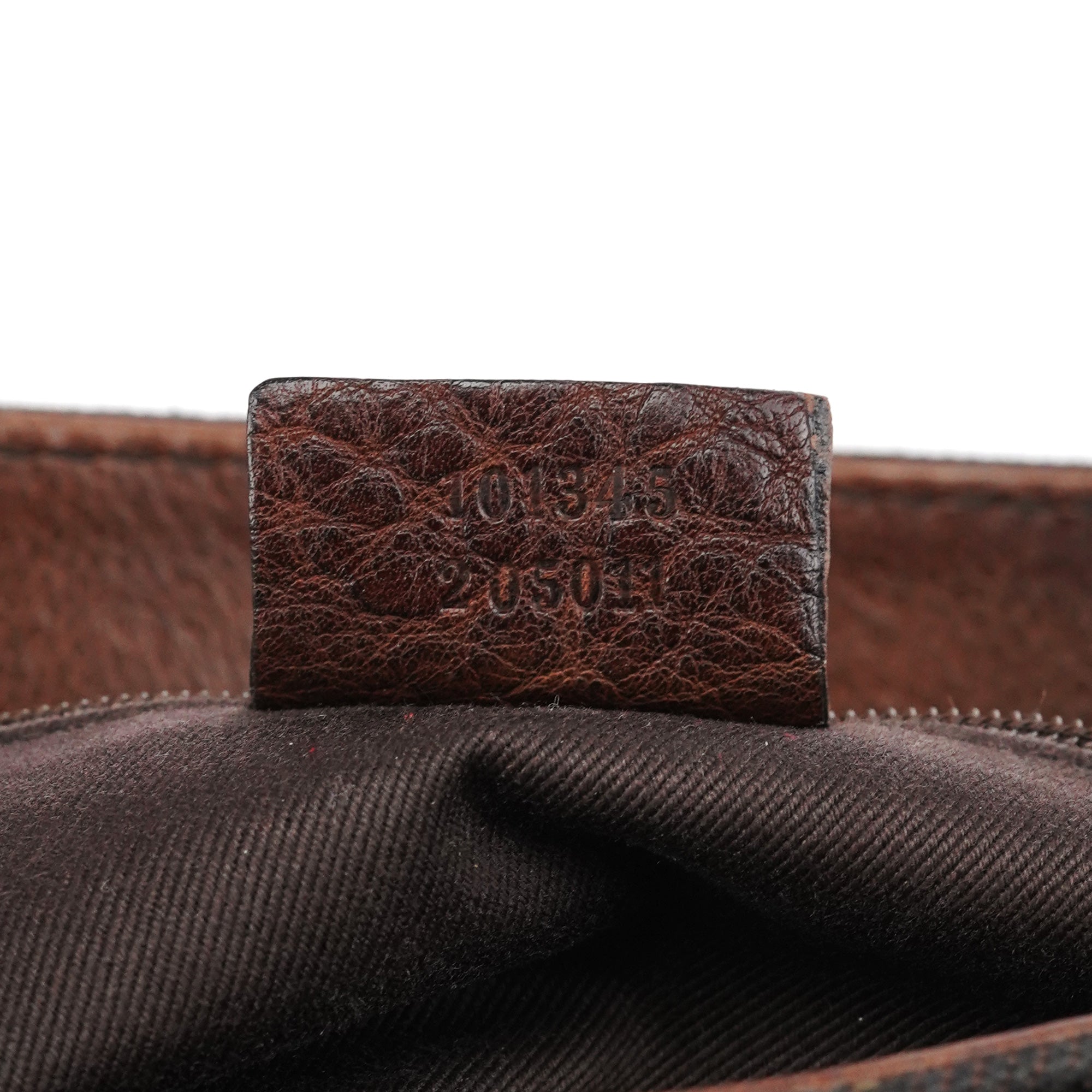 101345 Brown GG Horsebit Tote Bag