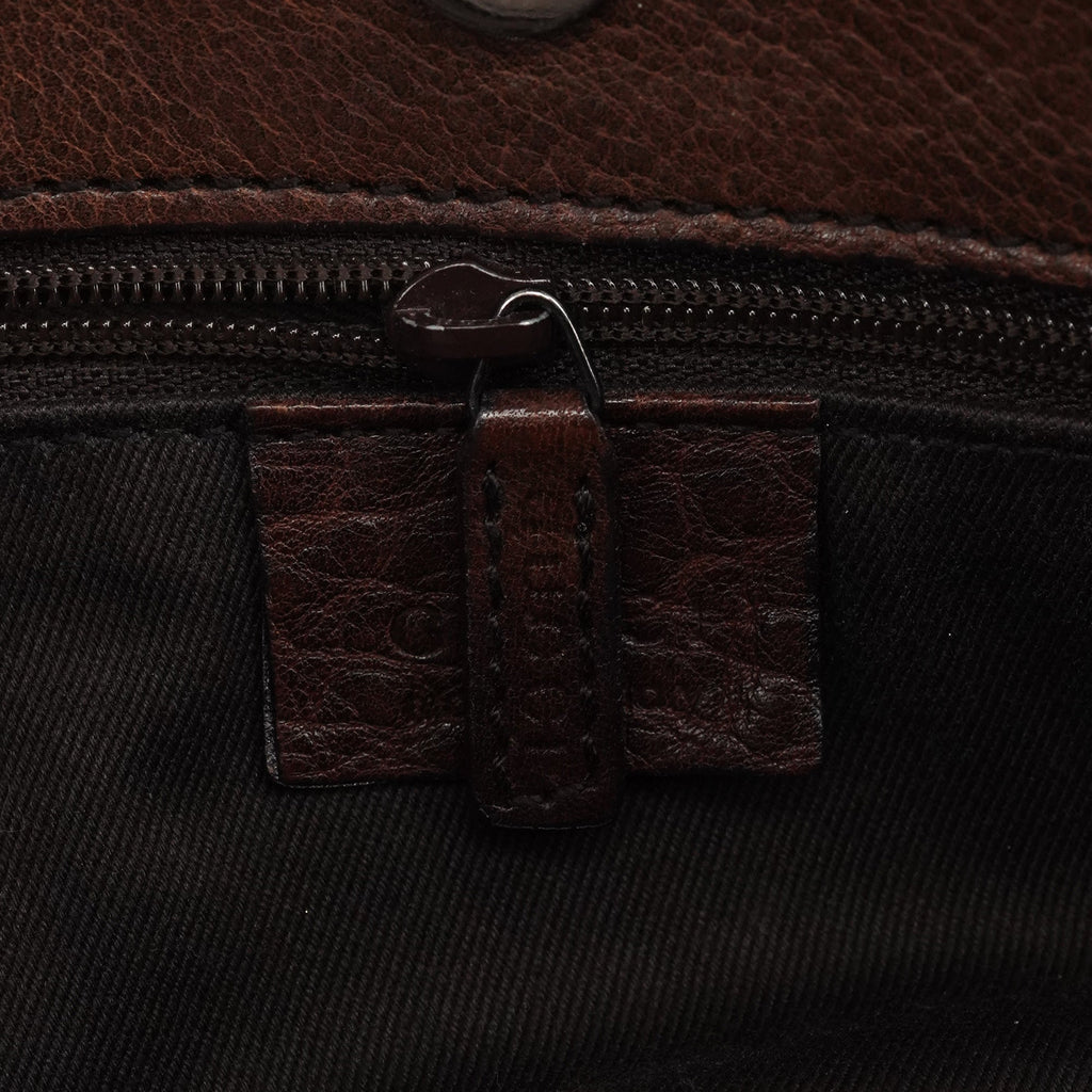 101345 Brown GG Horsebit Tote Bag