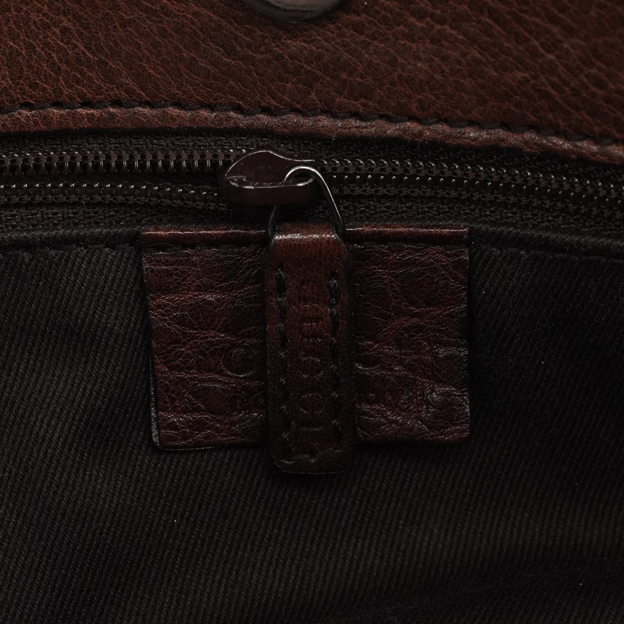 101345 Brown GG Horsebit Tote Bag