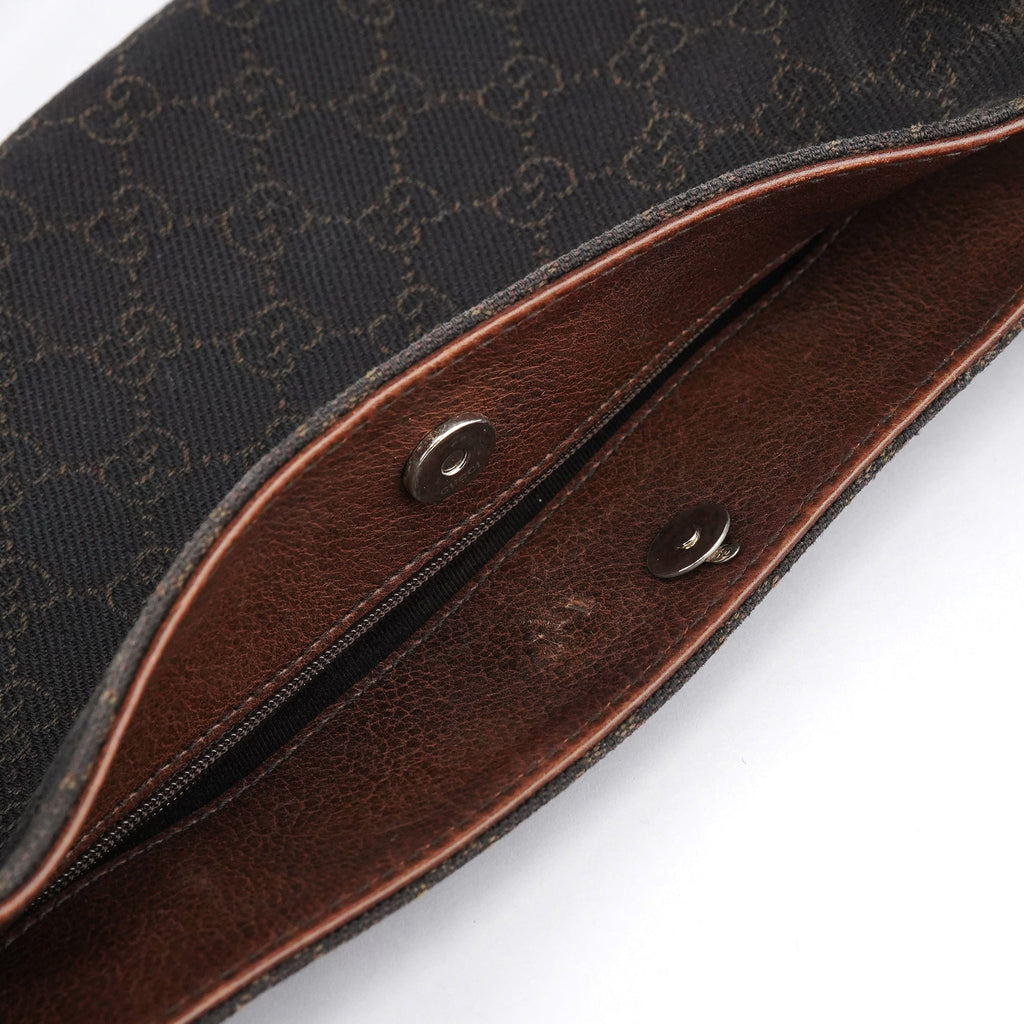 101345 Brown GG Horsebit Tote Bag