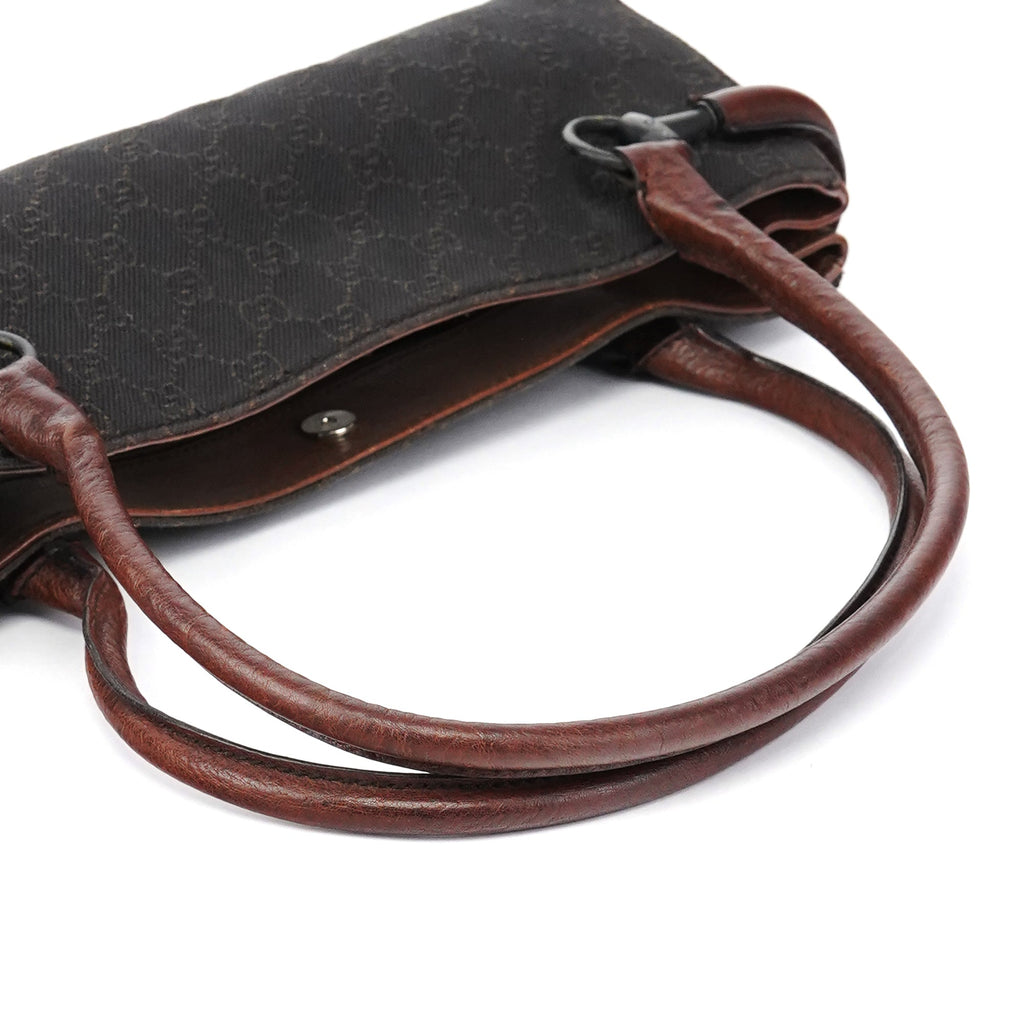 101345 Brown GG Horsebit Tote Bag