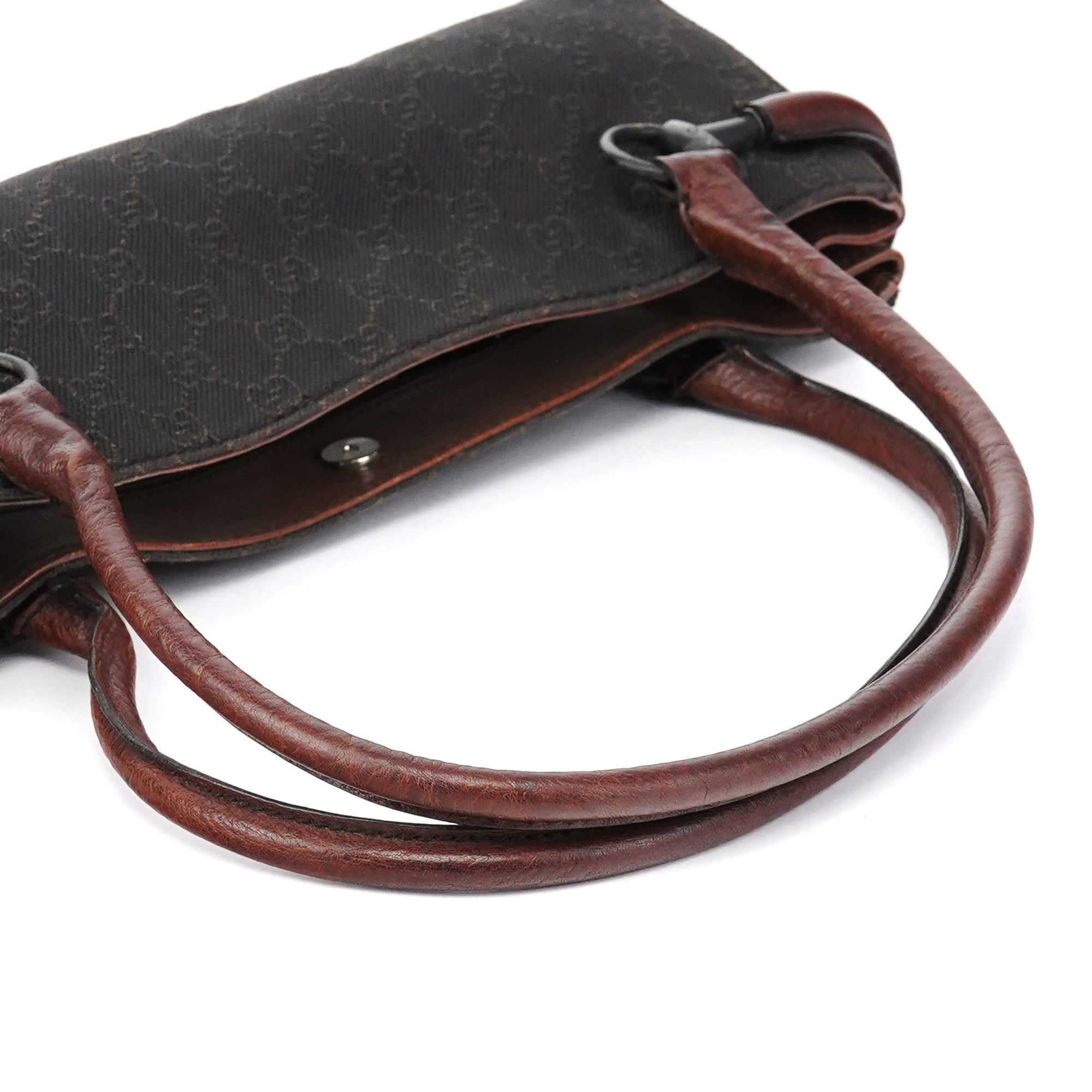101345 Brown GG Horsebit Tote Bag